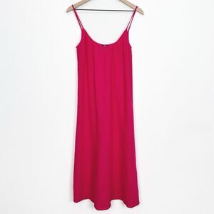 Express Dress Womens Small Pink Gauzy 100% Cotton Beachy Boho‎ Coastal Resort